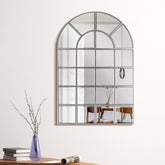 Arch Window Pane Mirror | Wall Floor Mirror